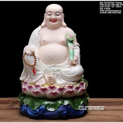 TƯỢNG PHẬT DI LẶC CẦM GẬY NHƯ Ý